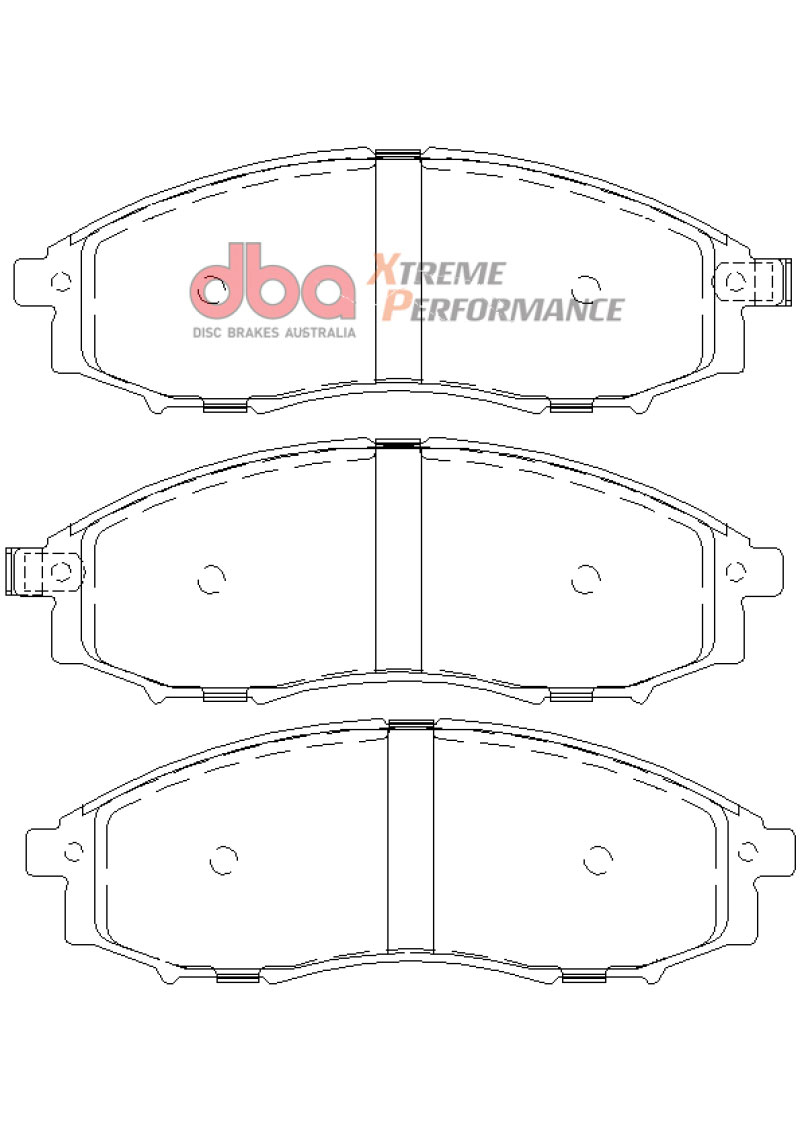 DBA db1439xp | 00-04 Nissan Xterra XP650 Front Brake Pads; 2000-2004