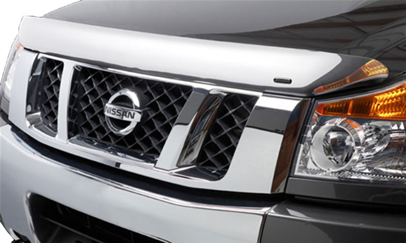 Stampede 2418-8 | 2016-2019 Nissan Titan XD Vigilante Premium Hood Protector - Chrome; 2016-2019