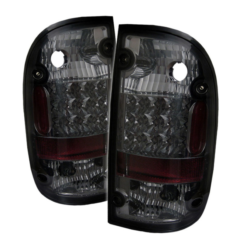 SPYDER 5008039 | Spyder Toyota Tacoma LED Tail Lights - Smoke - (ALT-YD-TT95-LED-SM); 1995-2000