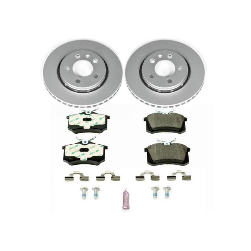 PowerStop esk920 | Power Stop 00-06 Audi TT Quattro Rear Euro-Stop Brake Kit; 2000-2006