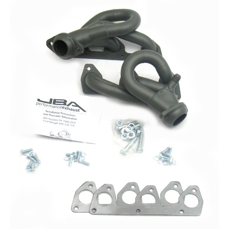 JBA 1647sjt | 98-01 Ford Ranger 3.0L V6 w/EGR 1-1/2in Primary Ti Ctd Cat4Ward Header; 1998-2001