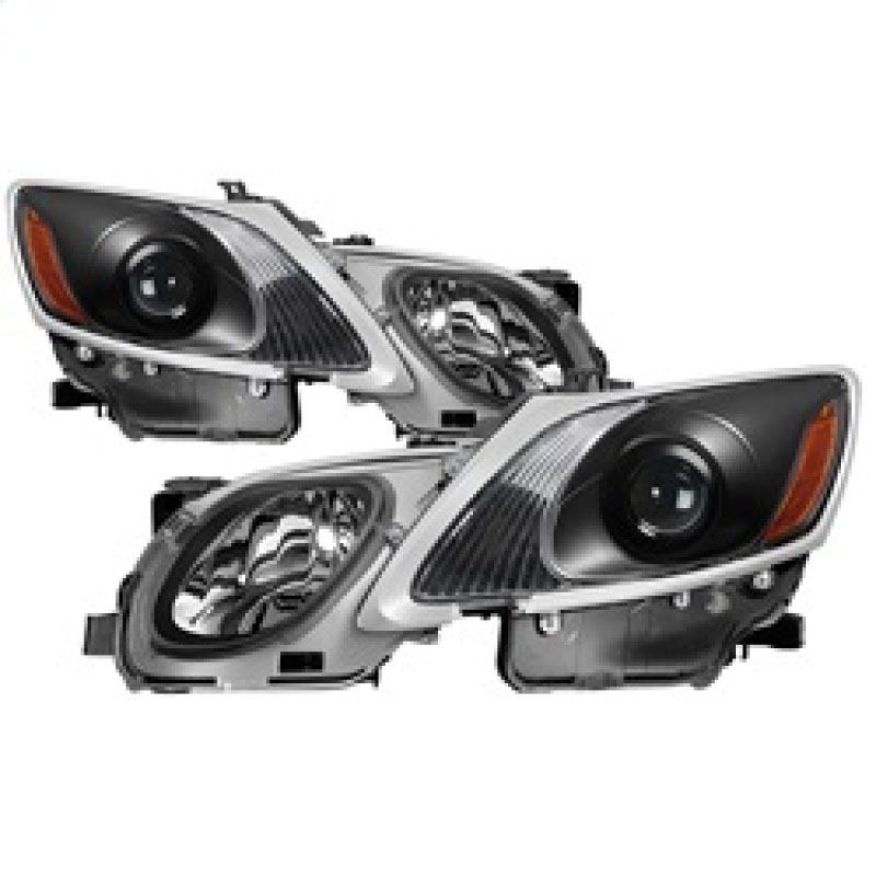 SPYDER 5075888 | Xtune Lexus Gs 06-11 OE Projector Headlights (w/AFS. Hid Fit) Black PRO-JH-LGS06-AFS-AM-BK; 2006-2011