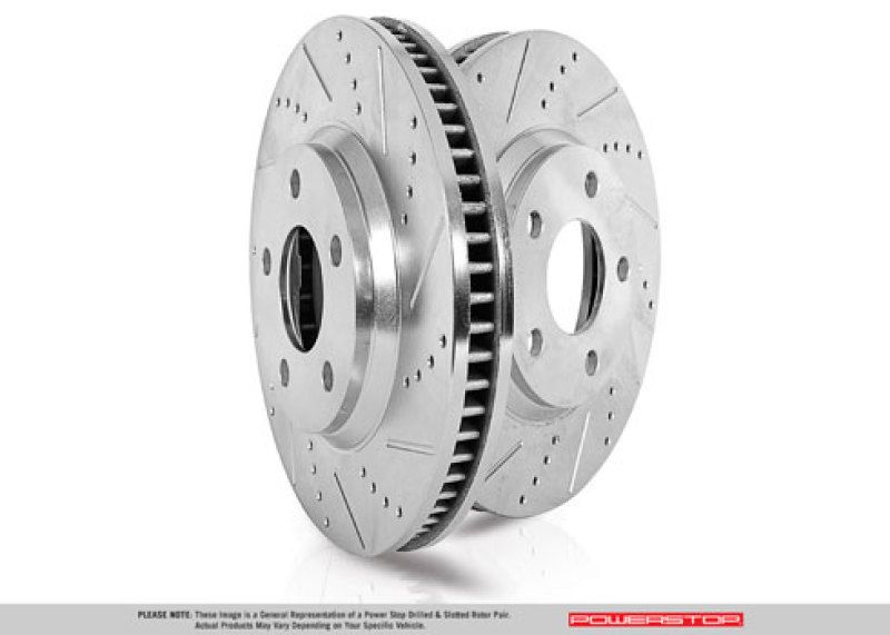 PowerStop ar8396xpr | Power Stop 20-21 Jeep Gladiator Rear Evolution Drilled & Slotted Rotor - Pair; 2020-2021