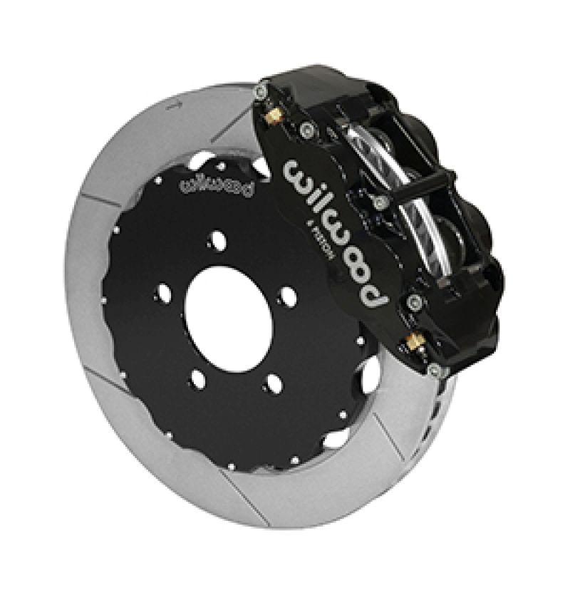 Wilwood 14014680 | Narrow Superlite 6R Front Big Brake Kit 12.88in Slotted Black 05-11 Ford Crown Victoria; 2005-2011