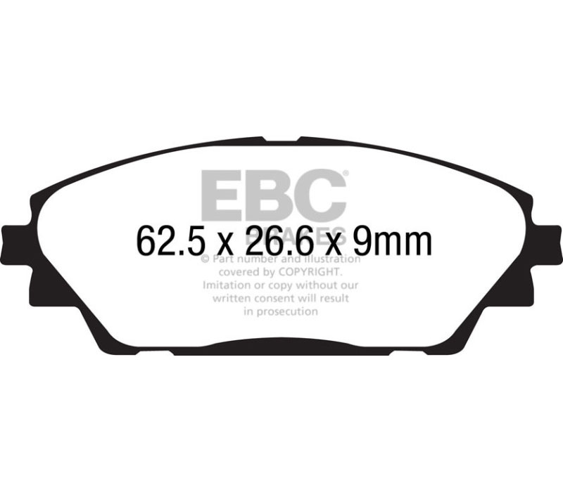 EBC dp32185c | 14+ Mazda 3 2.0 (Japan Build) Redstuff Front Brake Pads