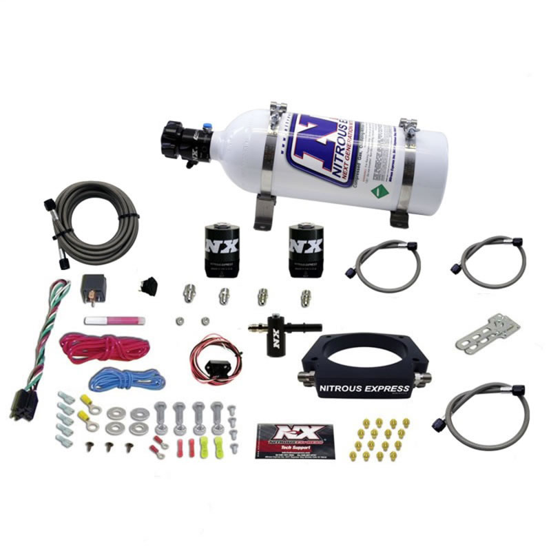 Nitrous Express 20938-05 | 2014+ Chevrolet Corvette C7 Nitrous Plate Kit (50-300HP) w/5lb Bottle; 2014-2019