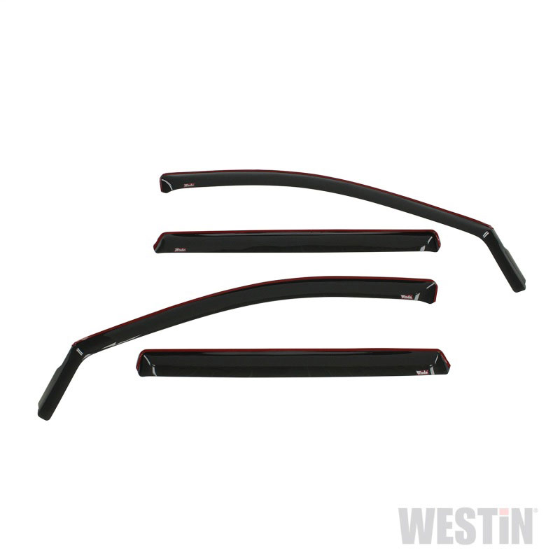 Westin 72-69479 | 2013-2018 Nissan Pathfinder Wade In-Channel Wind Deflector 4pc - Smoke; 2013-2018