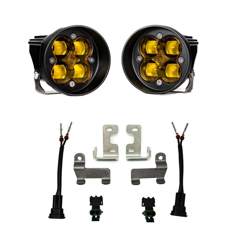 Baja Designs 447704 | 2016+ Toyota RAV4 Squadron Fog Light Pocket Kit -Amber; 2016-2023