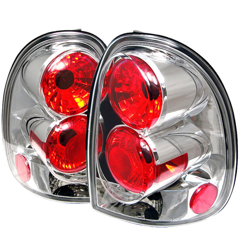 SPYDER 5002242 | Spyder Dodge Durango Altezza Tail Lights - Chrome - (ALT-YD-DC96-C); 1998-2003