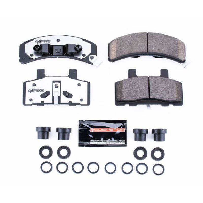 PowerStop z36-368 | Power Stop 88-91 Chevrolet C1500 Front Z36 Truck & Tow Brake Pads w/Hardware; 1988-1991