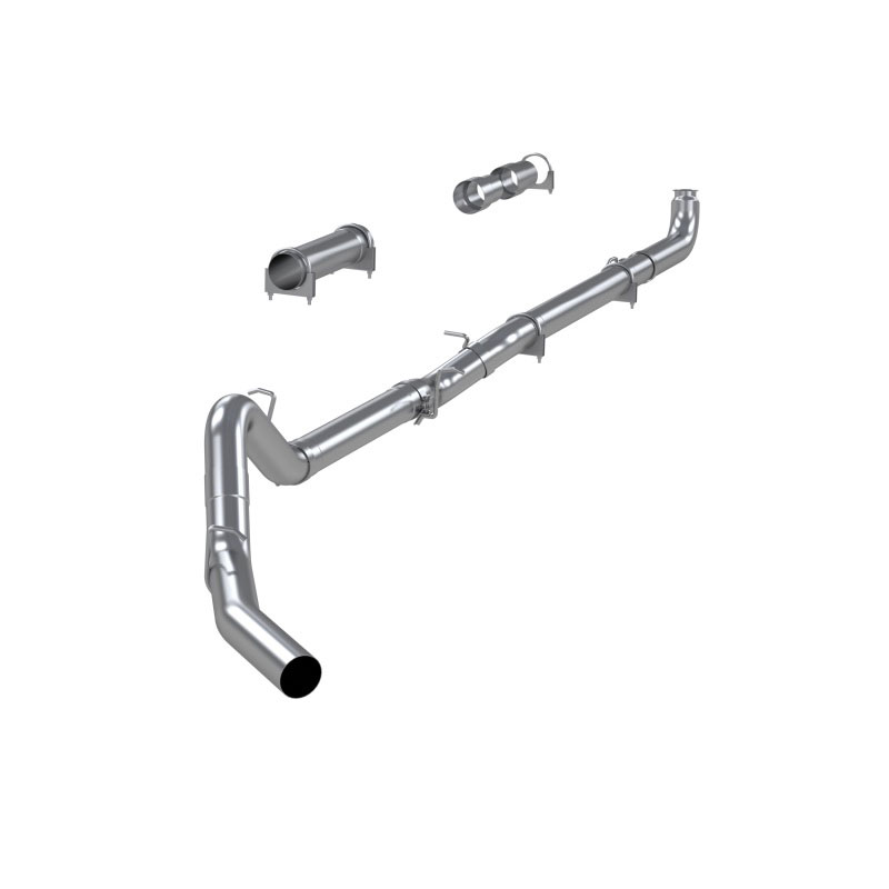 MBRP s6004plm | 01-07 Chevy/GMC 2500/3500 Duramax EC/CC PLM Series Exhaust 4in. Single Side (No Muffler) - Alum; 2001-2007