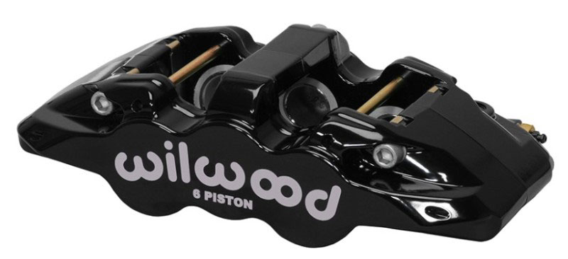 Wilwood 120-13289-bk | Caliper-Aero6-R/H - Black 1.62/1.12/1.12in Pistons 1.25in Disc