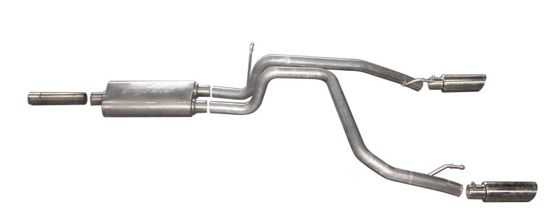 Gibson 616005 | 07-09 Dodge Nitro R/T 4.0L 2.25in Cat-Back Dual Split Exhaust - Stainless; 2007-2009