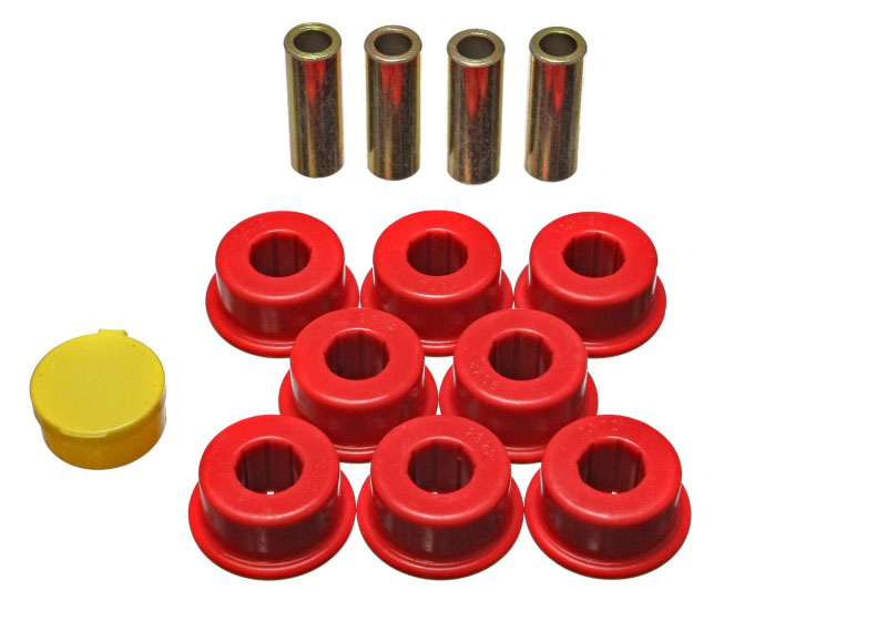 Energy Suspension 8.3118r | 95-03 Toyota Avalon / 97-01 Camry / 99-03 Solara Red Rear Control Arm Bushing Set; 1995-2003