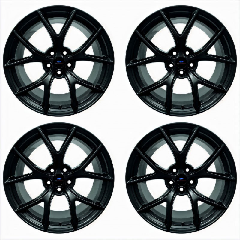 Ford Racing m-1007k-dc19xmb | 15-20 Mustang19x10.5in & 19x11in Wheel Kit w/TPMS - Matte Black; 2015-2020