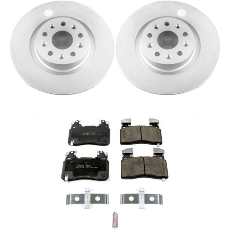 PowerStop crk6998 | Power Stop 16-18 Cadillac CT6 Front Z17 Evolution Geomet Coated Brake Kit; 2016-2018