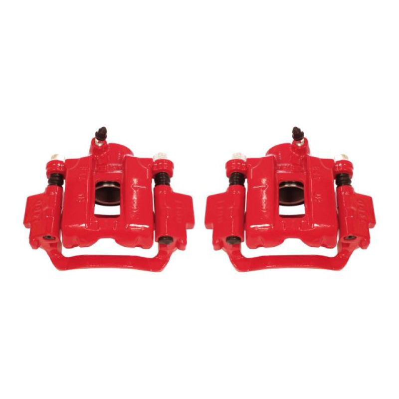 PowerStop s2736 | Power Stop 10-18 Lexus GX460 Rear Red Calipers w/Brackets - Pair; 2010-2018