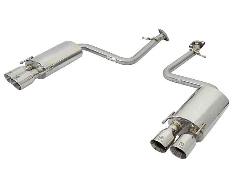 aFe 49-36037-P | Takeda 16-17 Lexus RC 200T 2.0L (t) 2in. SS Axle-Back Exhaust System w/Polished Tips; 2016-2017