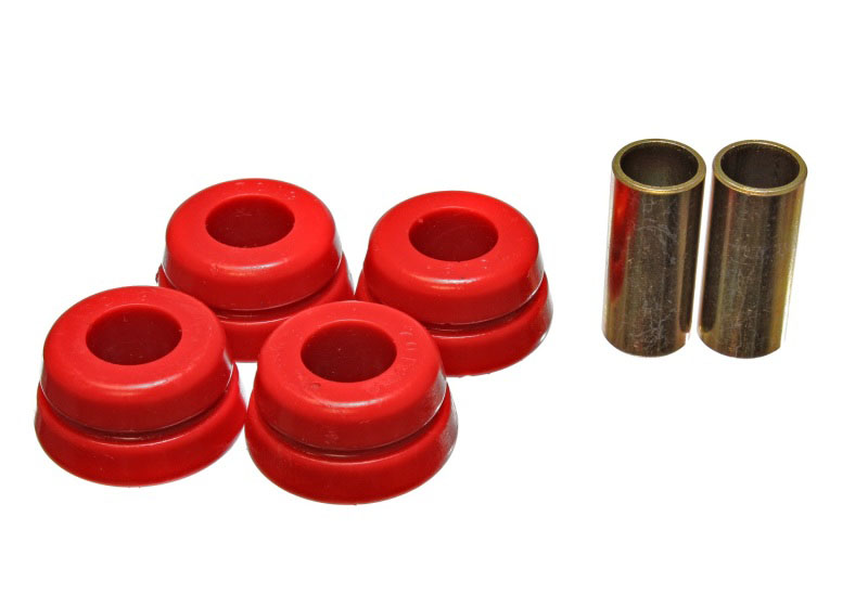 Energy Suspension 8.7103r | 79-94 Toyota Pick Up 2WD (NOT T-100/Tundra) Red Front Strut Rod Bushing Set; 1979-1994