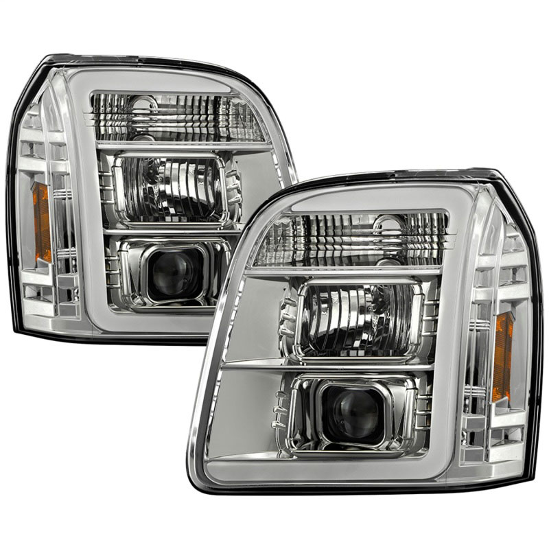 SPYDER 5088253 | Spyder GMC Yukon 07-14/Denali 07-14 /XL 07-14 V2 Projector Headlights - Chrome PRO-YD-GY07V2SI-C; 2007-2014