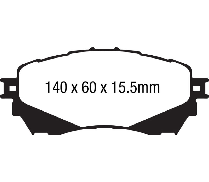 EBC dp22170 | 14+ Mazda 6 2.5 Greenstuff Front Brake Pads