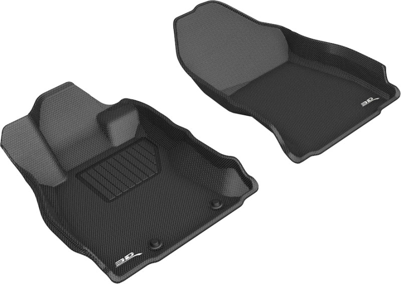 3D Maxpider l1sb02411509 | 3D MAXpider 2019-2020 Subaru Forester Kagu 1st Row Floormat - Black; 2019-2022