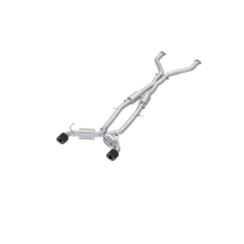 MBRP s44083cf | 23-24 Nissan Z 3.0L Armor Pro T304 Stainless Steel 3in Cat-Back Dual Rear Exit w/ 5in OD CF Tip; 2023-2024