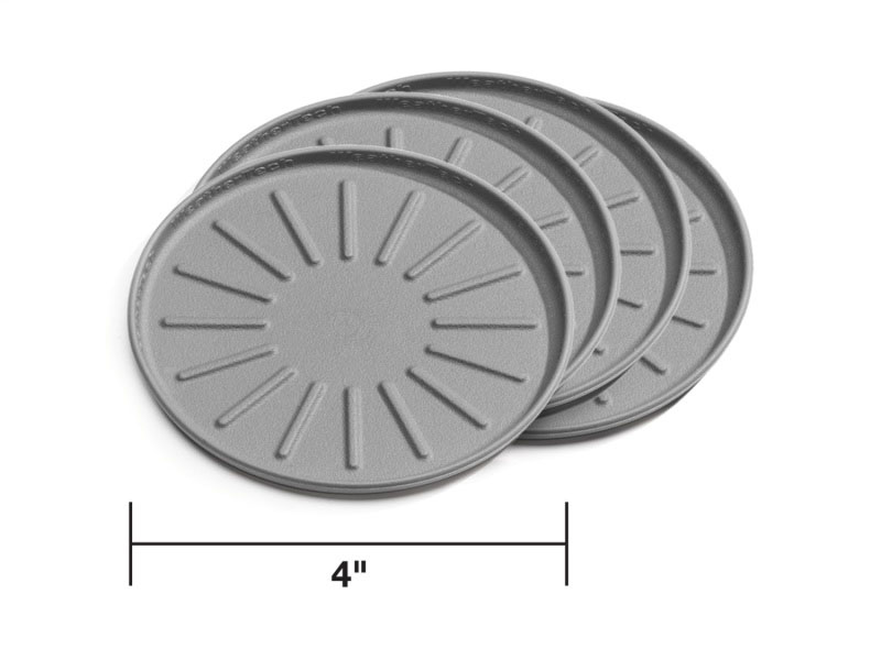 WeatherTech 8a4cstgr | Round Coaster Set - Grey - Set of 4