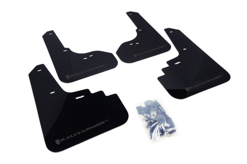 Rally Armor mf4-ur-blk/gry | 2005-2009 Legacy GT and Outback UR Black Mud Flap w/ Grey Logo; 2005-2009