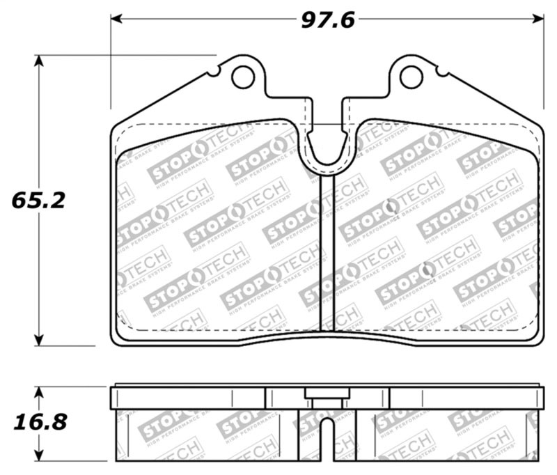 Stoptech 309.06090 | StopTech Sport Brake Pads Porsche 944, Front; 1990-1990