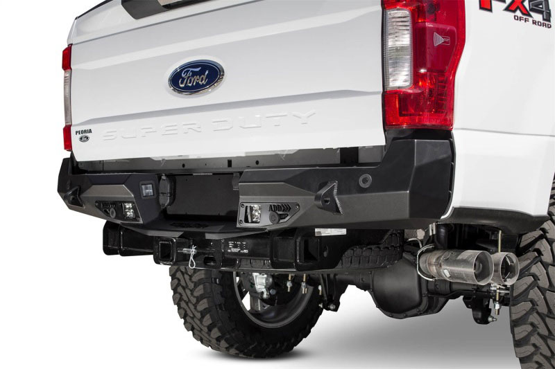 Addictive Desert Designs R161231280103 | Ford F-250 Raptor Stealth Fighter Rear Bumper w/ Backup Sensor Cutout; 2017-2018