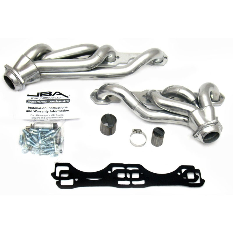 JBA 1830s-4js | 87-91 Chevrolet Blazer 5.0L/5.7L w/o A.I.R. 1-5/8in Primary Silver Ctd Cat4Ward Header; 1987-1991