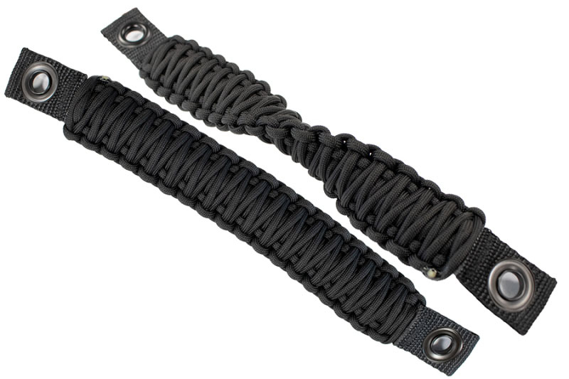 Fishbone Offroad fb55285 | 97-06 Jeep Wrangler Paracord Door Handles - Black; 1997-2006