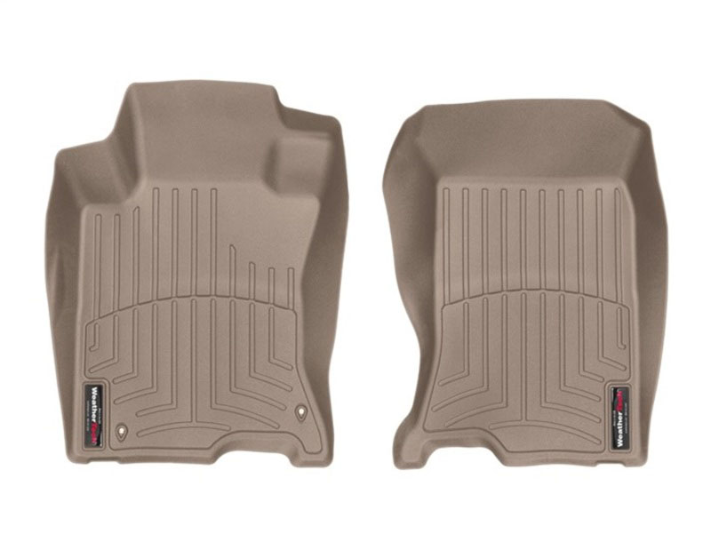 WeatherTech 4512771 | 10-15 Honda Crosstour Front FloorLiner - Tan (4WD; Hook Retention); 2010-2015