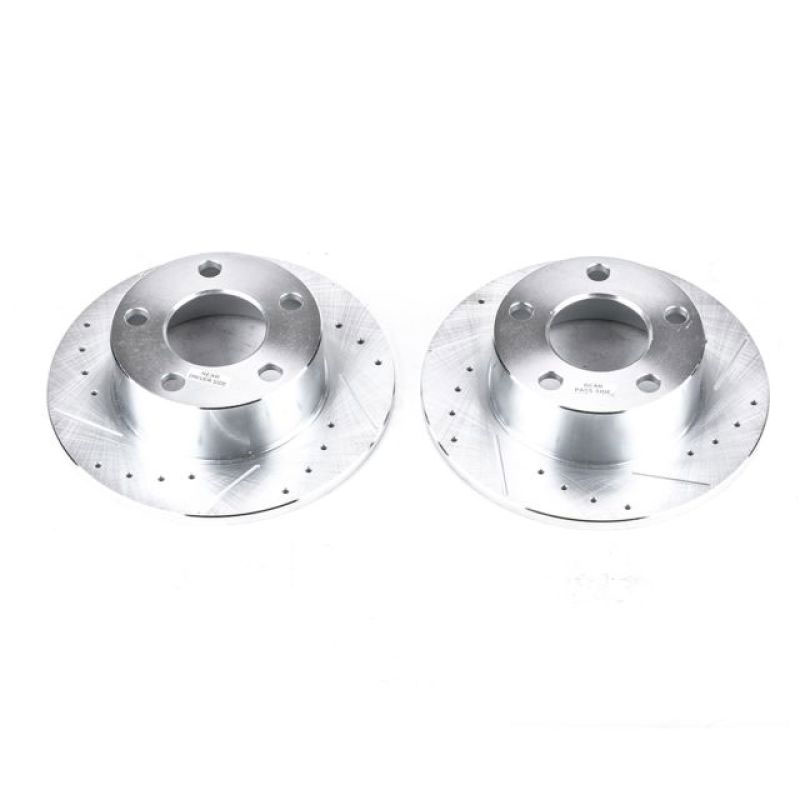 PowerStop ebr429xpr | Power Stop 95-04 Audi A6 Rear Evolution Drilled & Slotted Rotors - Pair; 1995-2004