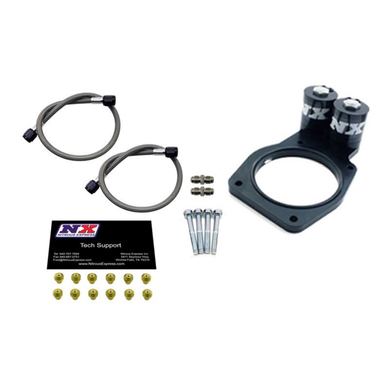 Nitrous Express NX931 | 10-15 Chevrolet Camaro (5th Gen) EFI Nitrous Plate Conversion w/Attached Solenoids; 2010-2015