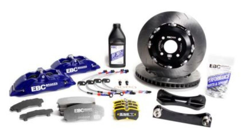 EBC bbk013blu1 | Racing 00-07 BMW M3 (E46) Blue Apollo-4 Calipers 355mm Rotors Front Big Brake Kit; 2000-2007