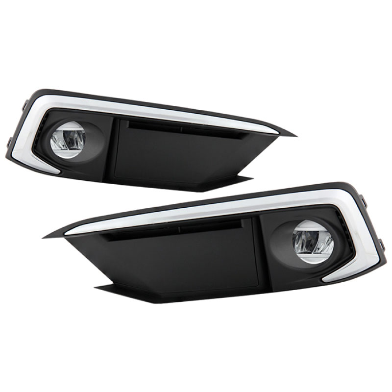 SPYDER 5087034 | Spyder Honda Civic 2019+ OEM LED Fog Lights w/ OEM switch - Clear FL-HC2019-LED-C; 2019-2022