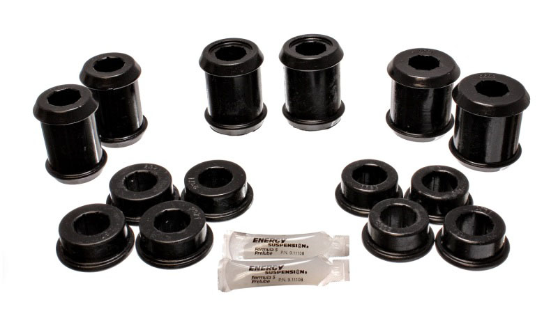 Energy Suspension 3.3177g | 04-09 Cadillac XLR/XLR-V / 97-12 Corvette Black Rear End C/A Bushing Set; 2004-2009