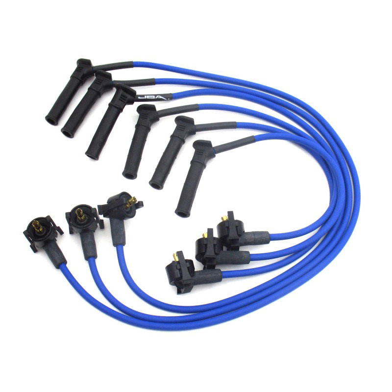 JBA w06749 | 97-01 Ford Explorer 4.0L SOHC Ignition Wires - Blue; 1997-2001