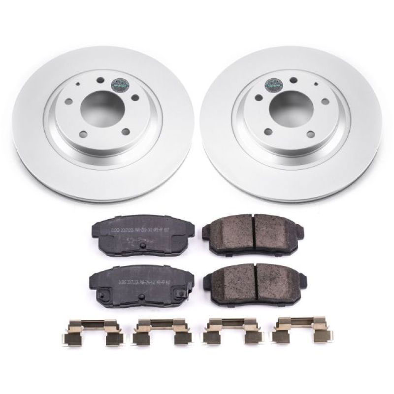 PowerStop crk3146 | Power Stop 04-11 Mazda RX-8 Rear Z17 Evolution Geomet Coated Brake Kit; 2004-2011