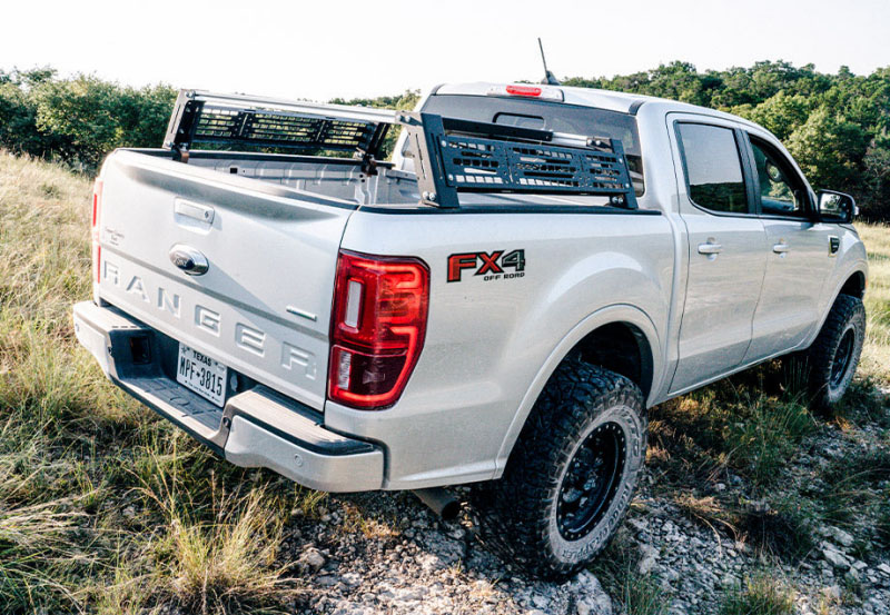 Cali Raised LED cr3731 | Cali Raised 19-22 Ford Ranger Overland Bed Rack - Tall / Long; 2019-2022