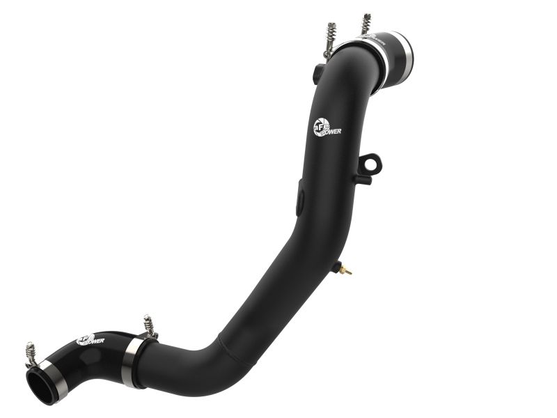 aFe 4620509b | Kia Stinger 18-22 V6-3.3L (tt) BladeRunner Cold Charge Pipe- Black; 2018-2022