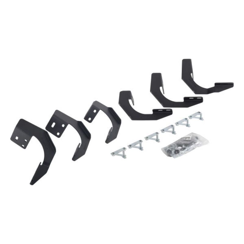 Go Rhino 6944296 | 05-22 Toyota Tacoma DC 4DR Mounting Brackets (V-Series V3/RB10 Slim/RB20 Slim) - Tex. Blk; 2005-2022