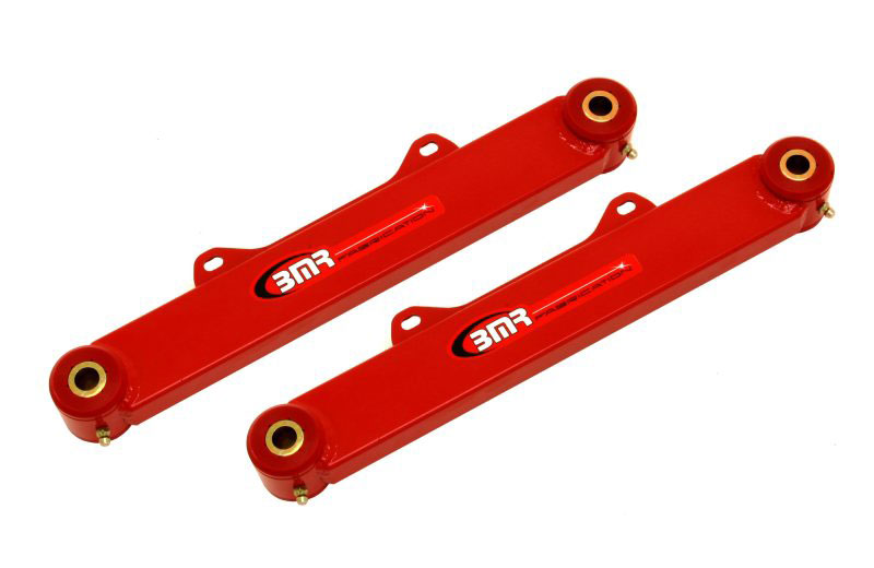 BMR Suspension TR002R | BMR Fabrication Camaro Toe Rods Red; 2010-2015