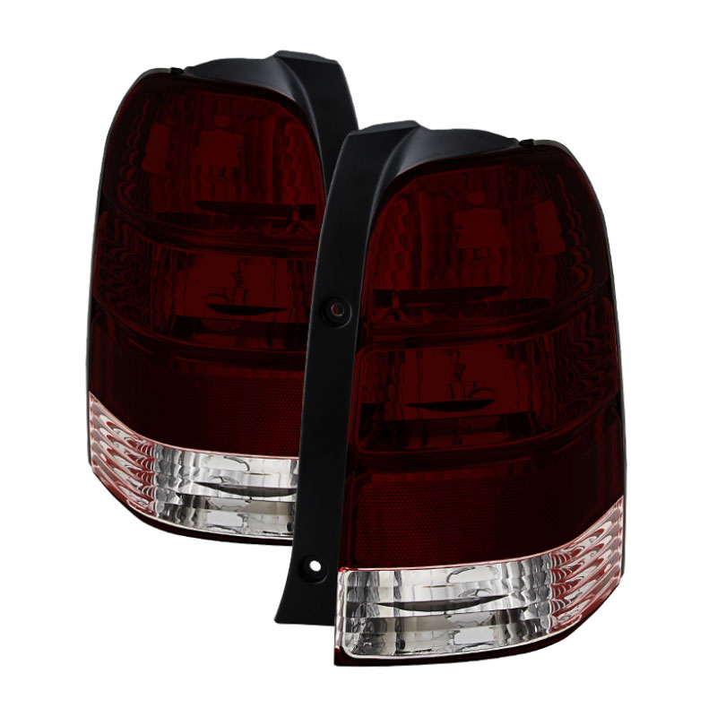 SPYDER 9030970 | Xtune Ford Escape 01-07 OEM Style Tail Lights Red Smoked ALT-JH-FESC01-OE-RSM; 2001-2007