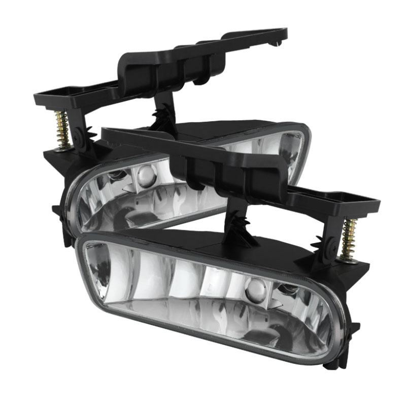 SPYDER 5023636 | Spyder Chevy Silverado Fog Lights wo/switch - Clear - (FL-CL-CS99); 1999-2002