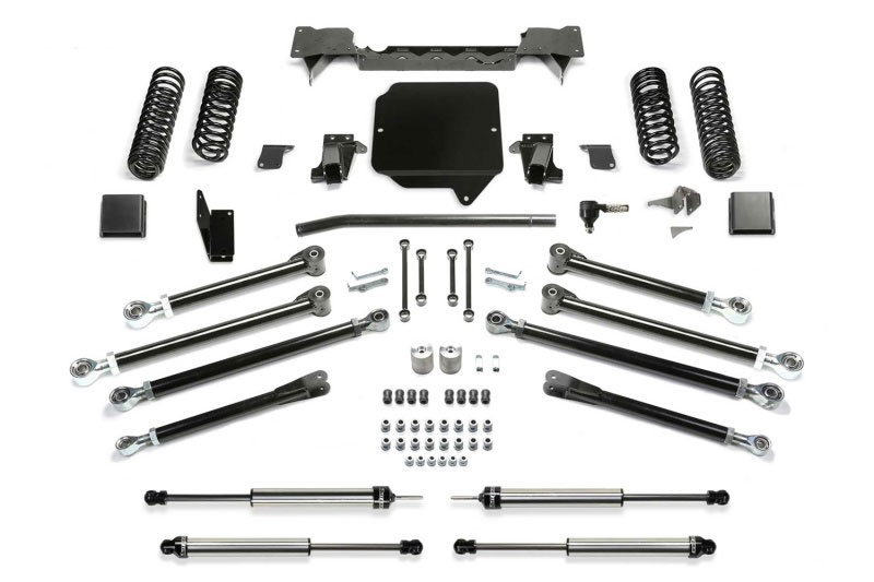 Fabtech k4177dl | 2020 Jeep Gladiator JT 4WD 5in Crawler System w/DL 2.25 N/R Shocks; 2020-2024