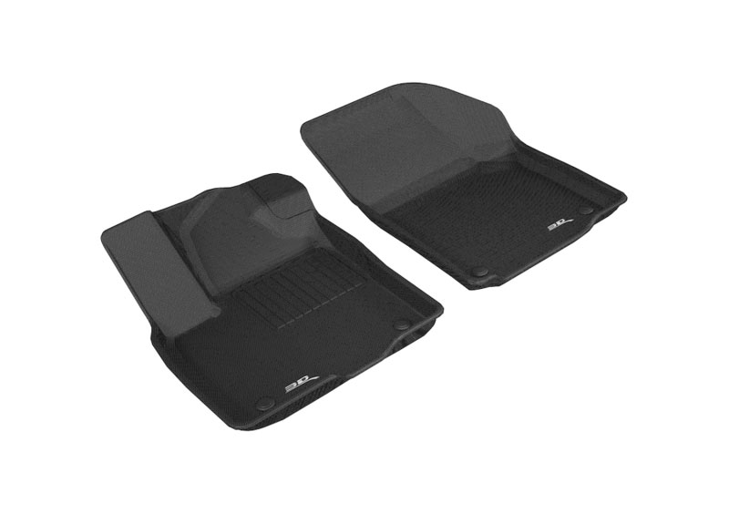 3D Maxpider l1vw08411509 | 3D MAXpider 2018-2019 Volkswagen Atlas Kagu 1st Row Floormat - Black; 2018-2022