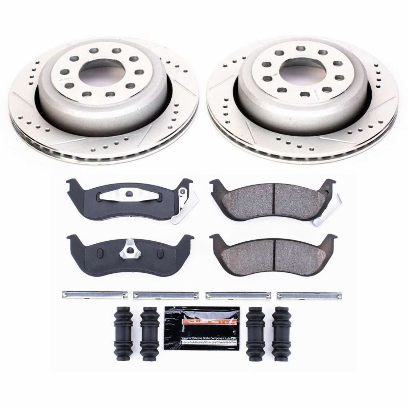 PowerStop k5293 | Power Stop 03-11 Lincoln Town Car Rear Z23 Evolution Sport Brake Kit